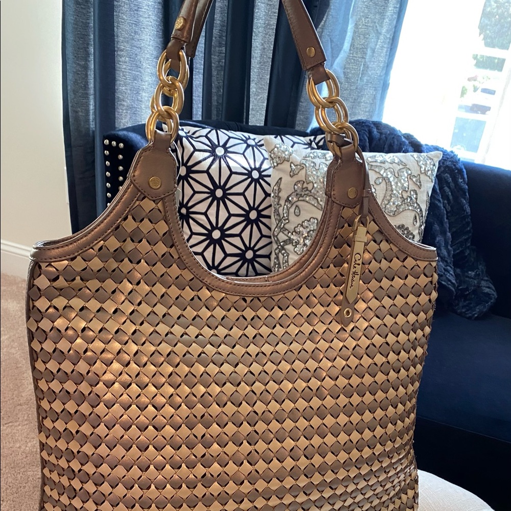✨Cole Haan✨FLASH SALE!!!✨NWT!✨Genevieve RARE! Weave Bag - Picture 2 of 15